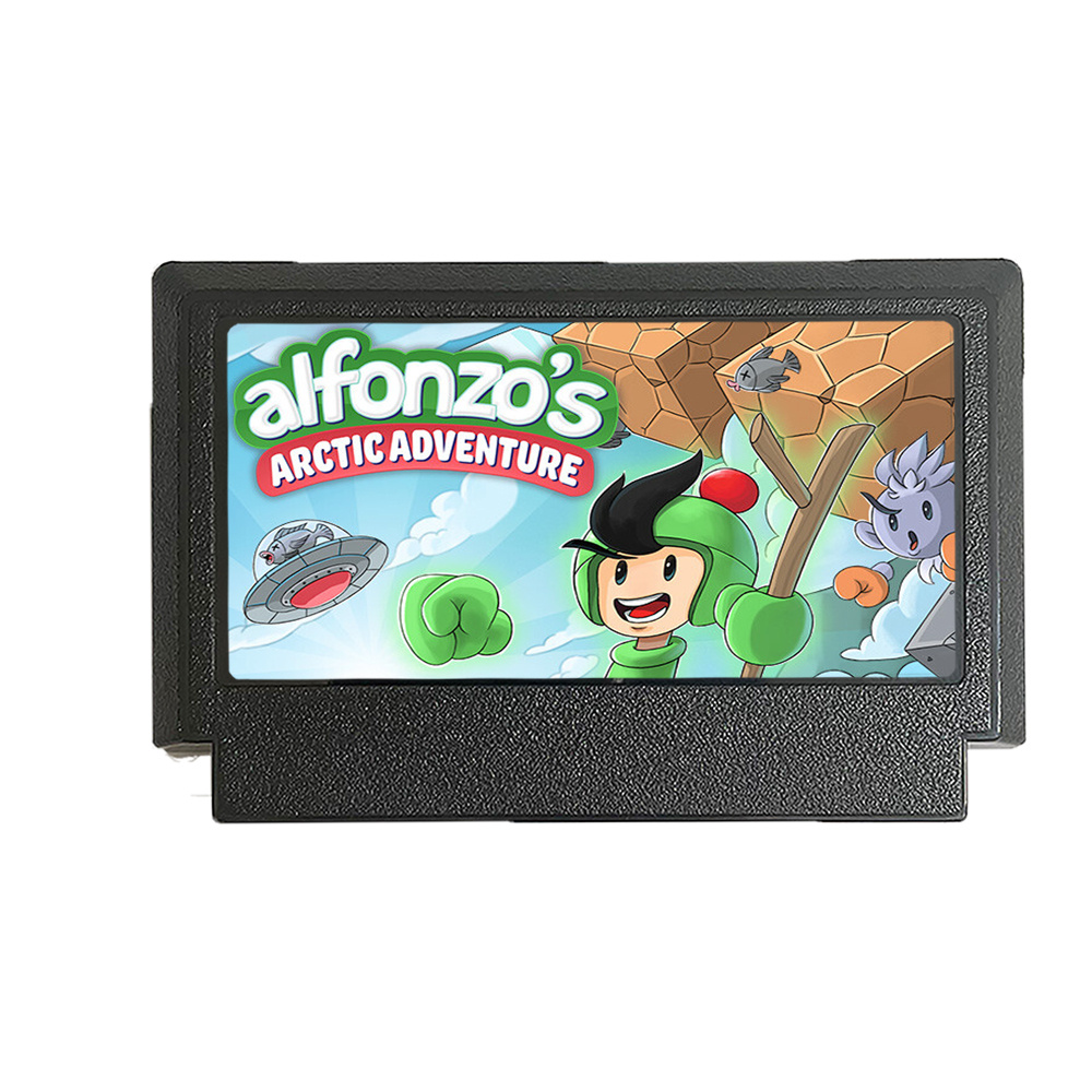 Alfonzo's Arctic Adventure - Игра 8-битный картридж Famicom - игровой картридж NES (8 bit, Английская #1