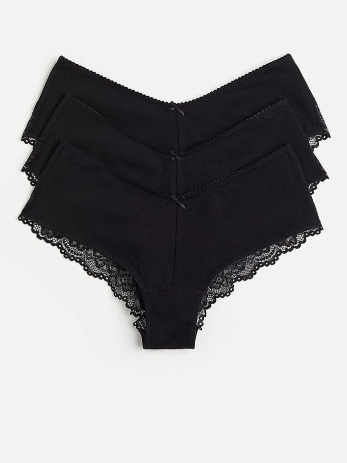 Комплект трусов хипстеры H&M Ladies Briefs, 3 шт #1