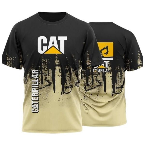 Футболка Caterpillar Футболка Caterpillar с 3D-принтом #1