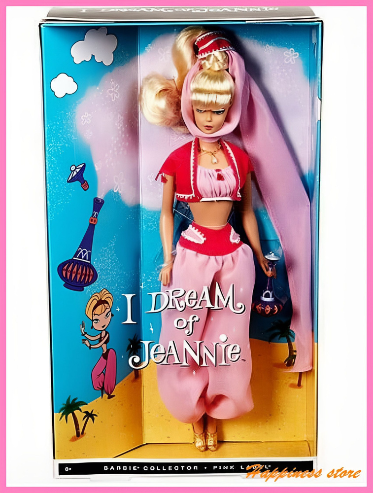 Barbie Collector I Dream Of Jeannie - Bambola Da Collezione, Ispirata A Barbara Eden, Con Abito Rosa E Lampada, 25cm - 6