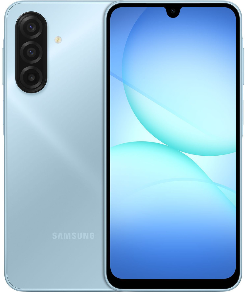 Samsung Смартфон Samsung Galaxy A17 4/128 ГБ, Nano-SIM, голубой #1