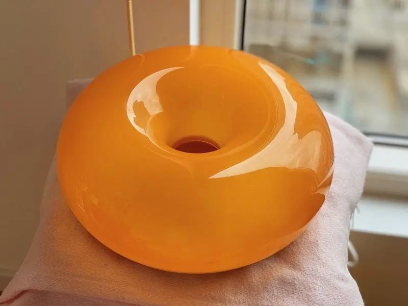 Ikea, Настольная лампа VARMBLIXT/настенный светильник, оранжевый