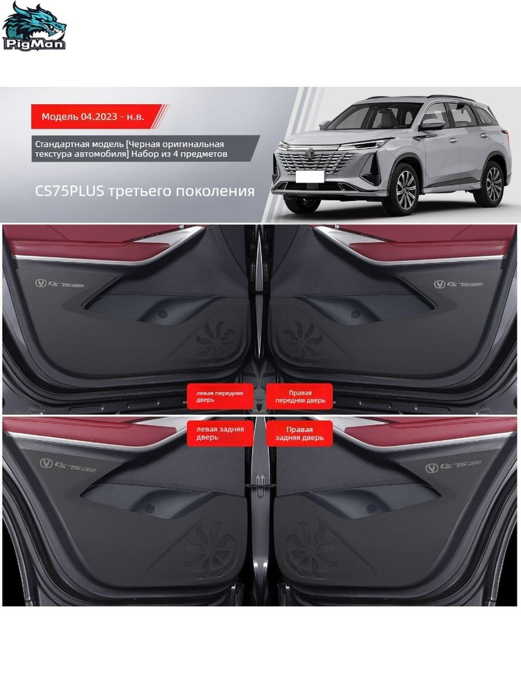 CS75 Plus new Защитные накладки на двери автомобиля, чанган CS75 Plus