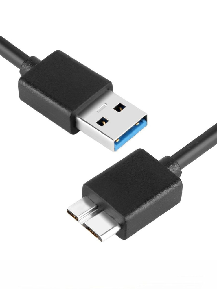 Кабель для внешнего жесткого диска / Кабель USB 3.0 Micro B для HDD,SSD; 30 см #1