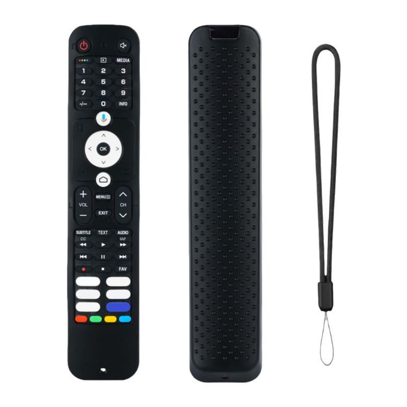 (1 шт.) Подходит для пульта дистанционного управления Haier TV HTR U32G силиконовый защитный чехол-черный #1