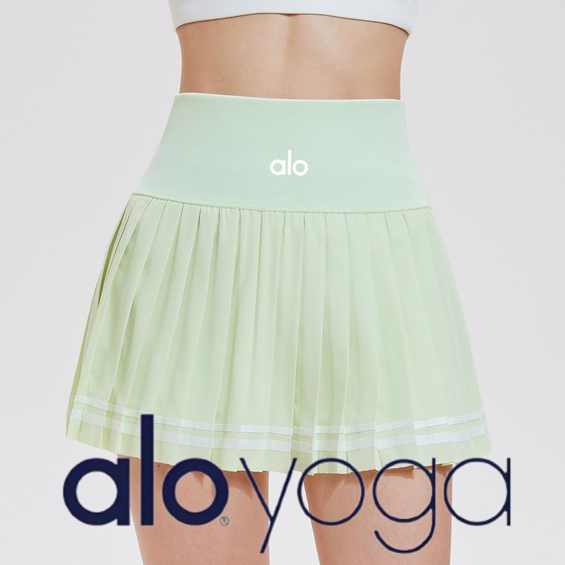 Юбка Alo Yoga Женская юбка завышенная талия складчатая спортивная короткая юбка для тенниса йоги фитнеса #1