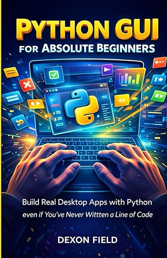 Python GUI for Absolute Beginners: Build Real Desktop Apps with Python even if You’ve Never Written a #1