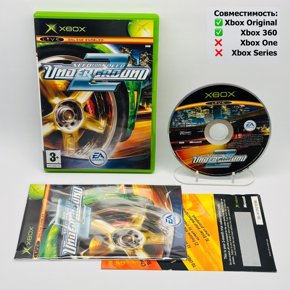 Игра Need for Speed: Underground 2 Xbox Original (Лицензия) (Xbox, Английская версия) #1