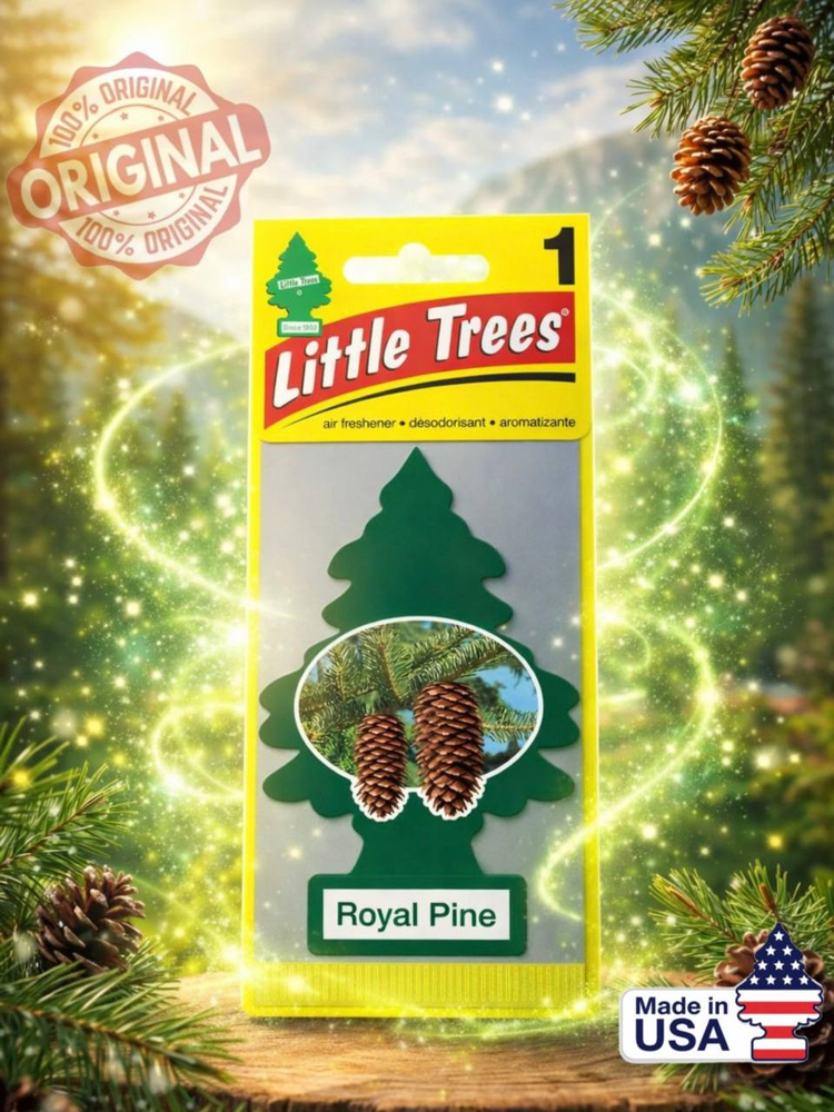 Little Trees Ароматизатор автомобильный, Royal Pine #1