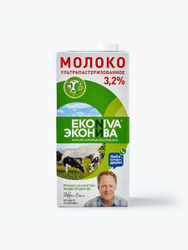 Молоко 1 л, 3,2%, ЭкоНива, ультрапастеризованное Скидки недели