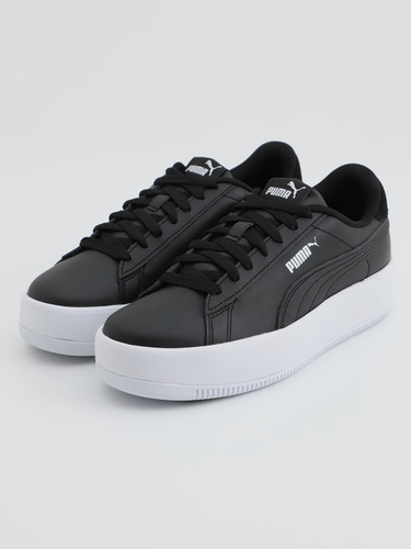 Puma black hot sale vikky platform