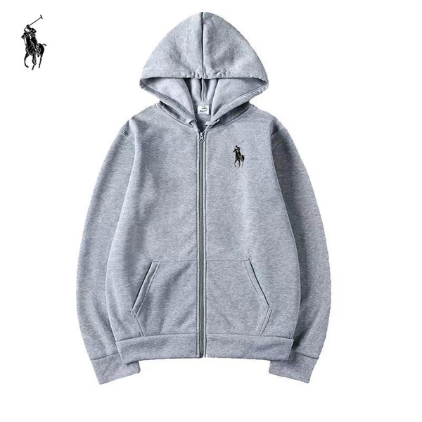 Худи Мужской, Женский Polo Ralph Lauren Манжеты, Карманы светло
