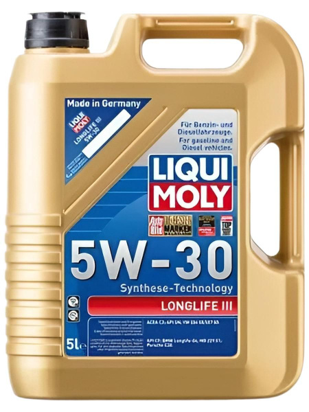 Масло моторное Liqui Moly Longlife III 5W-30 НС-синтетическое 5 л 20822 ...