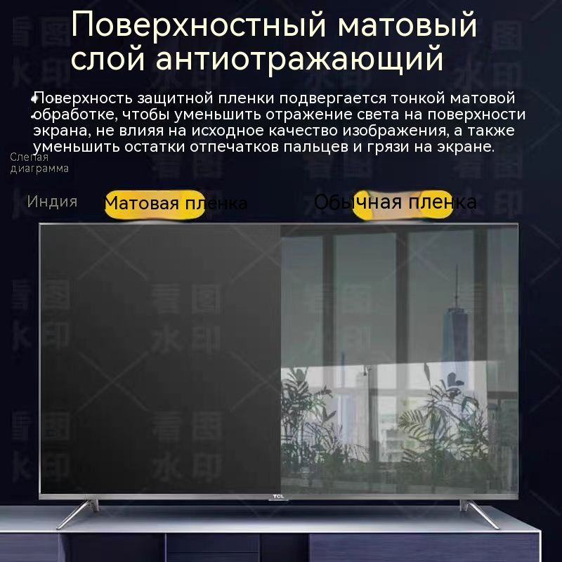 Защитный экран для телевизора 55'', Пластик купить на OZON по низкой ...