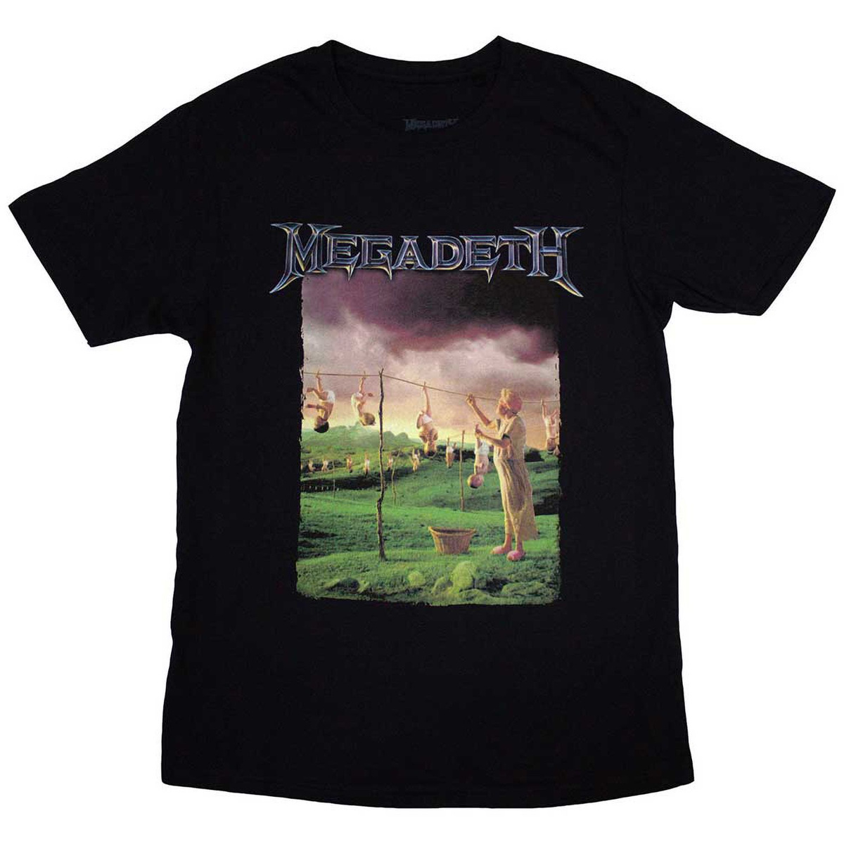 Футболка Megadeth - Youthanasia Tracklist (Back Print) Official