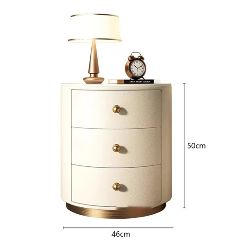 Тумба прикроватная Массив дерева, Искусственная кожа