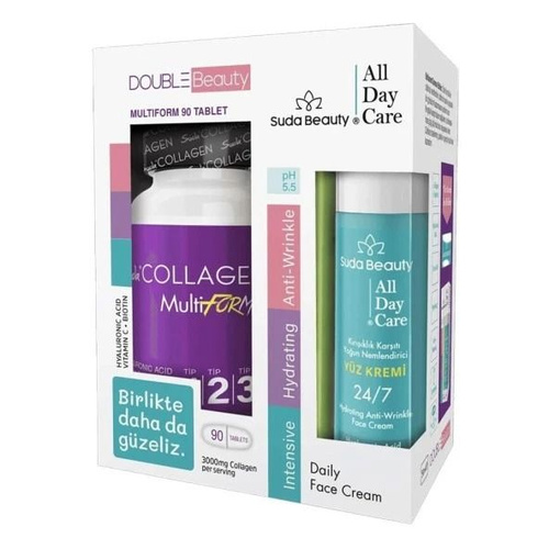 Suda Collagen Таблетка Double Beauty Multiform 90 купить на OZON по низкой  цене в Узбекистане (1616104672)