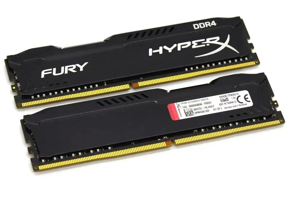 Оперативная память Fury Beast Black 16ГБ DDR4 3200 МГц DIMM CL16 DDR4, 3200 МГц, 2 x 8 ГБ (KF432C16BBK2/16)