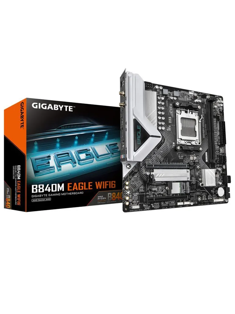 Gigabyte B840M EAGLE WIFI6 AMD B840 AM5 DDR5 Материнская плата