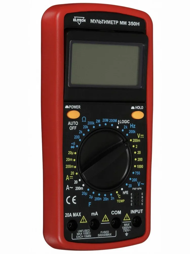 Мультиметр ELITECH ММ 350Н, вариант, фото 4