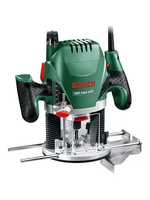 Фрезерная машина вертикальная сетевая Bosch POF 1400 ACE, 28000 об/мин, 1400 Вт, 10 мм, 060326C820, вариант, фото 3