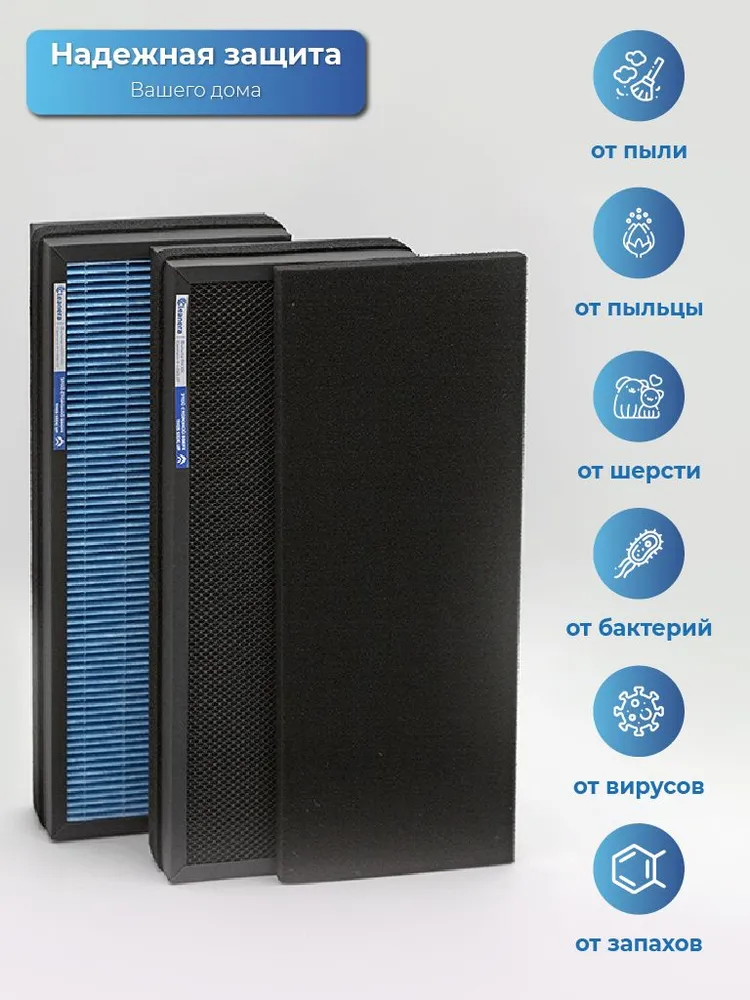 Комплект фильтров для климатической установки 3S, 4S (G4, HEPA H13, AK XXL), вариант, фото 6
