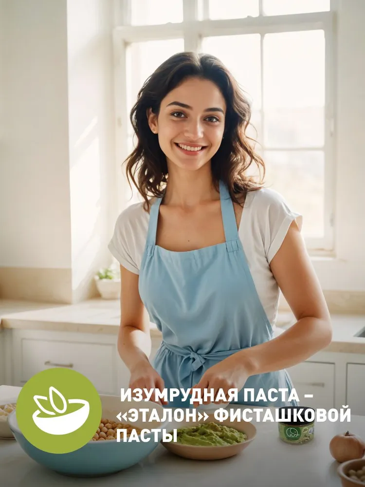 Фисташковая паста без сахара Зеленый Слон 100 г, 100 г, фото 3