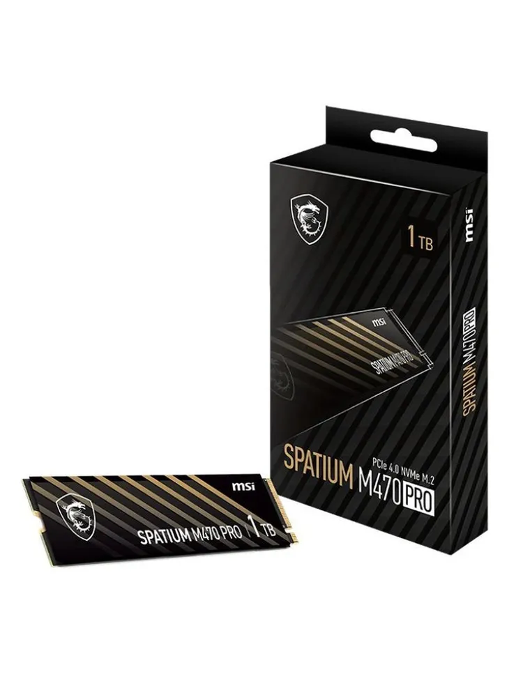 MSI 1 ТБ Внутренний SSD-диск SPATIUM M470 PRO M.2 PCI-E 4.0 (S78-440L0J0-P83)