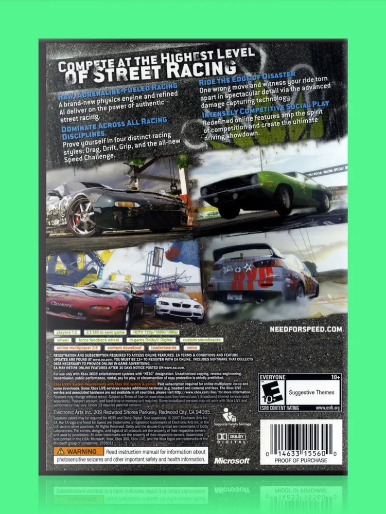 Игра Need For Speed: ProStreet, Xbox 360 ( XBOX 360 ), LT 2.0, вариант, фото 4