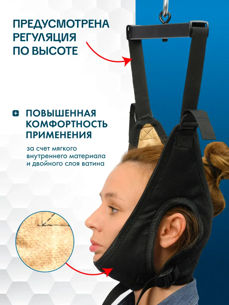 Усиленная Петля Глиссона для шеи с креплением для турника и двери, вариант, фото 3