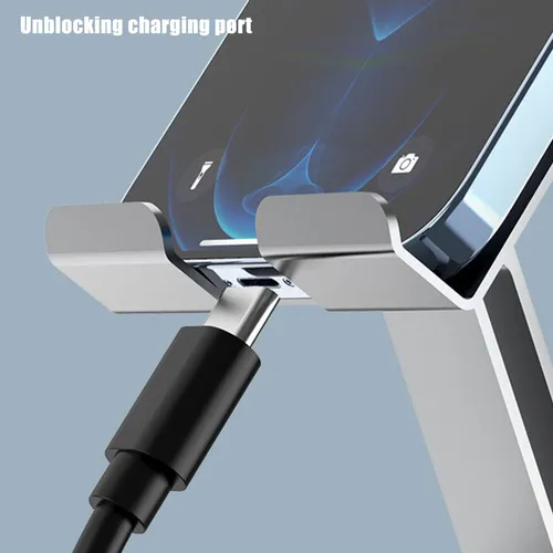 Металлический держатель мобильного телефона 360 градусов вращающийся регулируемый складной держатель