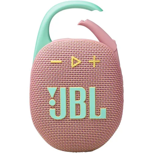 Беспроводная портативная колонка JBL Clip 5, розовый
