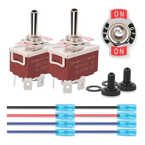 4-контактный переключатель обратной полярности 2 шт. 12 В мгновенного действия 30 А вкл. Выкл. DPDT