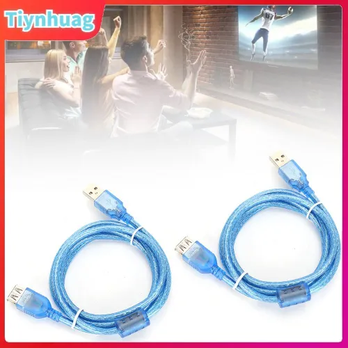 2 шт. USB 2.0 удлинитель, компактный и легкий для использования в любых условиях