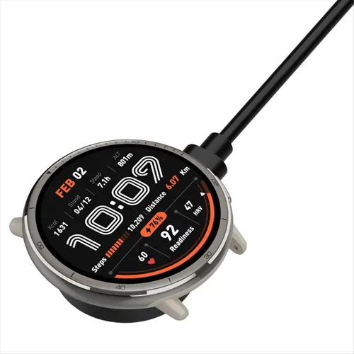 Зарядное устройство-адаптер для Amazfit A2437 Active 2/ Bip 6, зарядный кабель, док-станция для часо