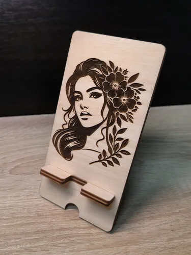 Подставка для телефона деревянная, подставка для iPhone деревянная