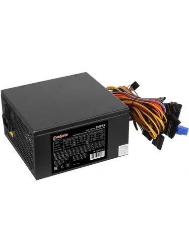 ExeGate EX282073RUS-S Блок питания 550PPX , 550Вт, 140мм, черный