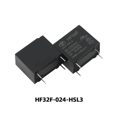 Реле HF32F/024-HSL3 5В DC, 4 контакта, 1НО (5А)