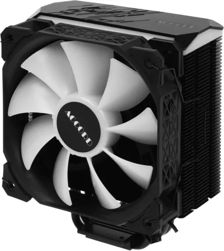 ACCORD ACC-4PS12 Устройство охлаждения(кулер) ARGB Soc-AM5/AM4/1200/1700/1851 черный 4-pin 37dB Al+C