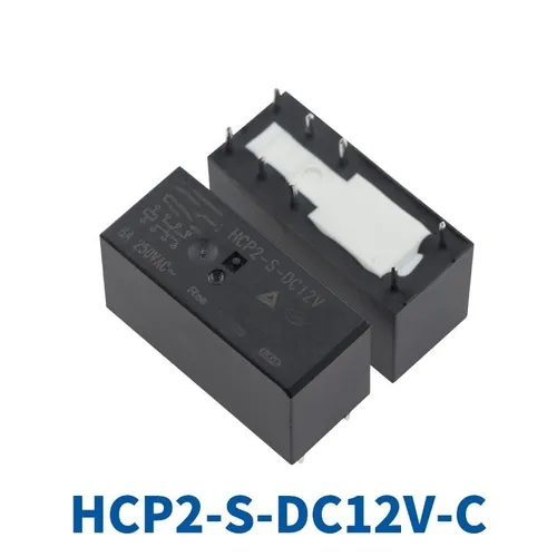 Реле HCP2-S-DC12V-C 8-контактное, 8А, двухконтактное двухпозиционное (DPDT)
