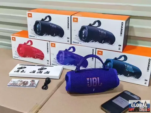 Портативная водонепроницаемая и устойчивая к падениям колонка J.B.L Charge 6, красного цвета