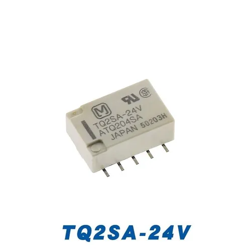 Реле TQ2SA-24V 10 пинов 1А 2 размыкающих + 2 замыкающих контакта