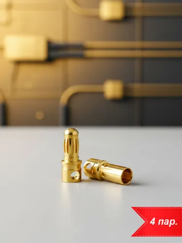 Контакт силовой типа банан 3.5мм разъем BANANA (4 пар.)