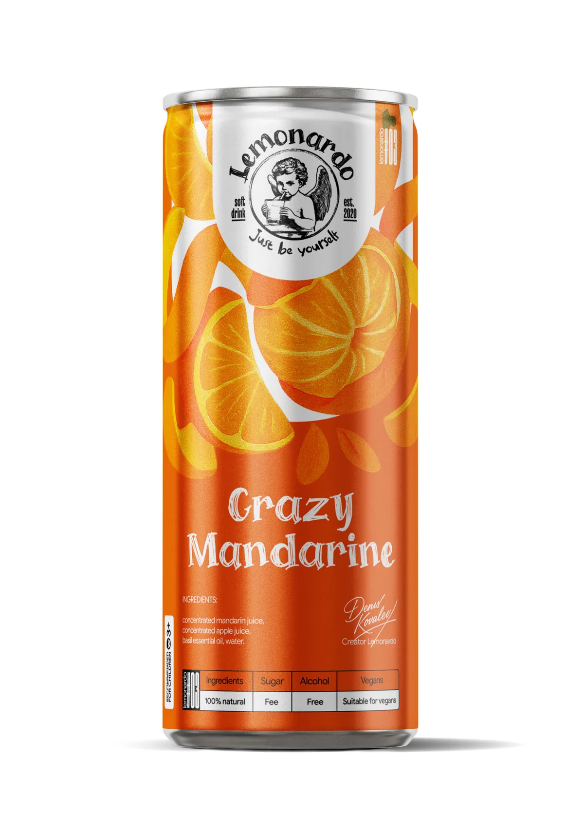 Мандариновый лимонад с базиликом/ Lemonardo Crazy Mandarine