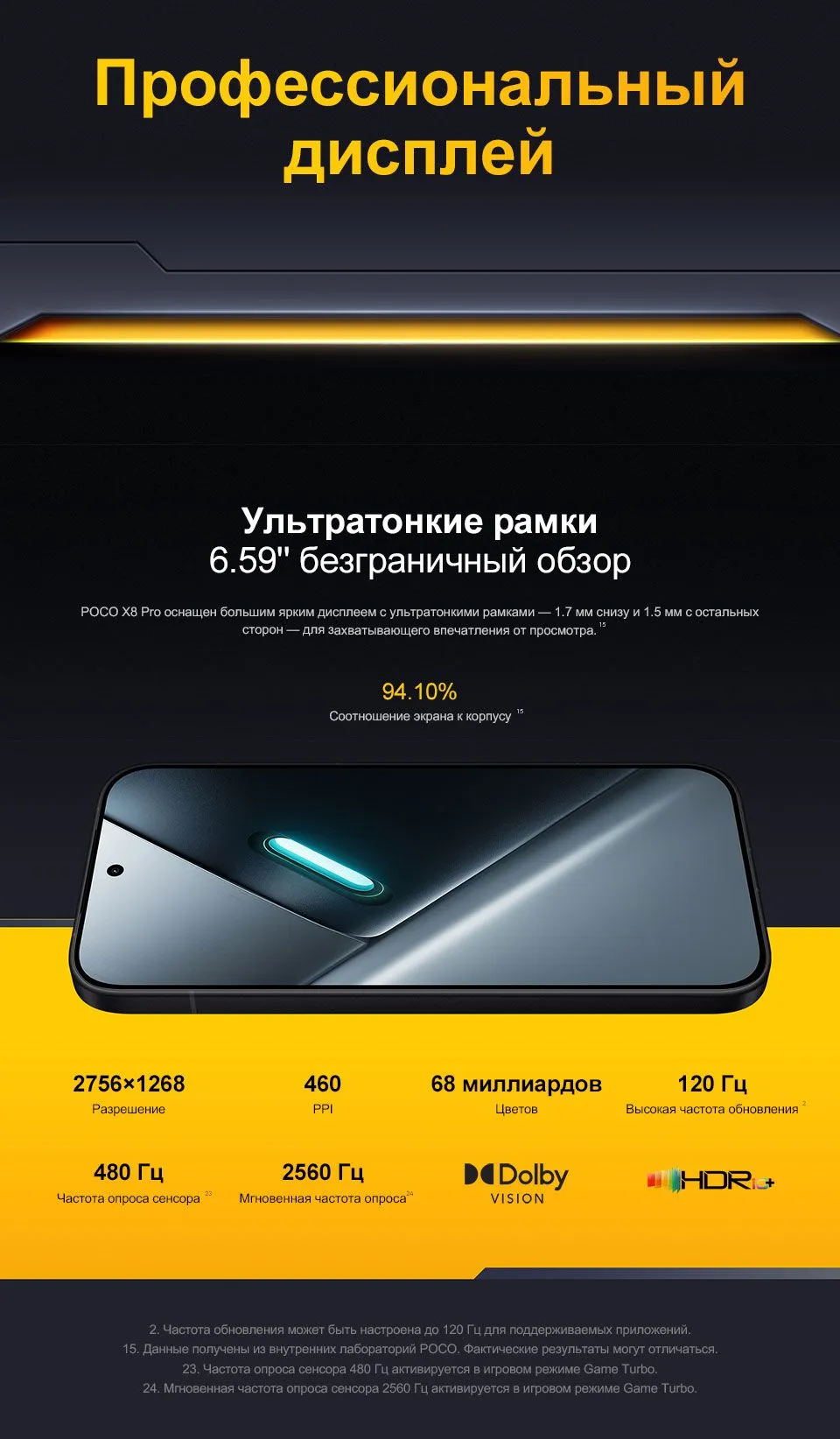 Купить Xiaomi Poco X8 Pro (12/512) Black в Донецке Макеевке ДНР