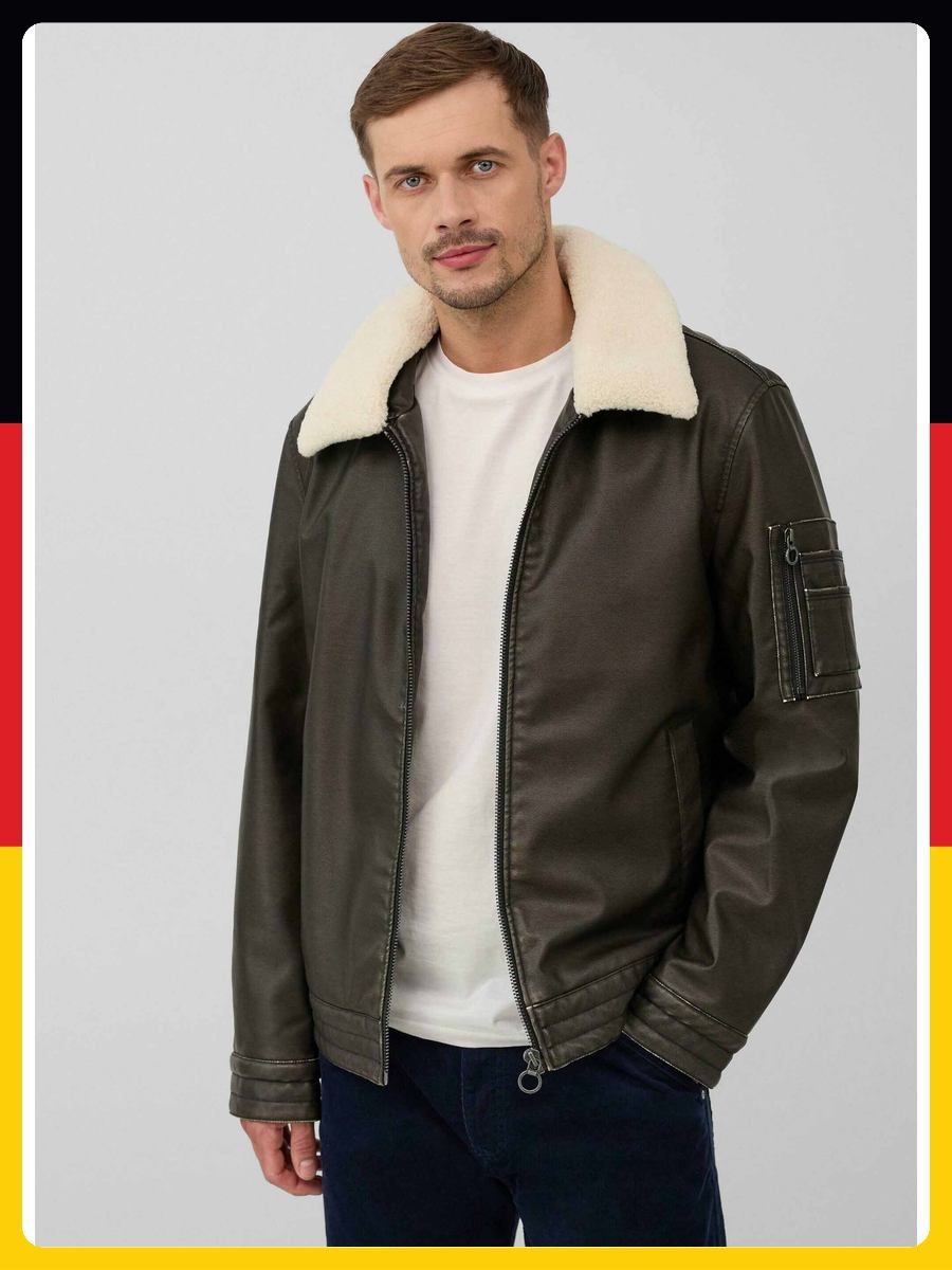 Faux Leather Jacket купить на OZON по низкой цене