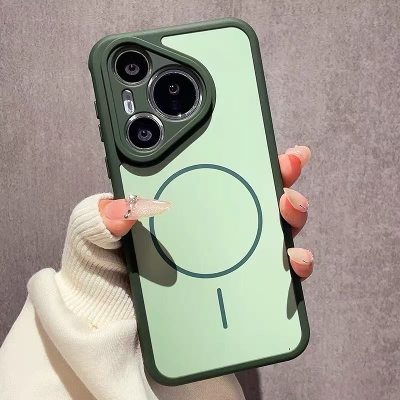 智能手机壳 用于 Huawei Pura 80, 塑料 , 浅绿色
