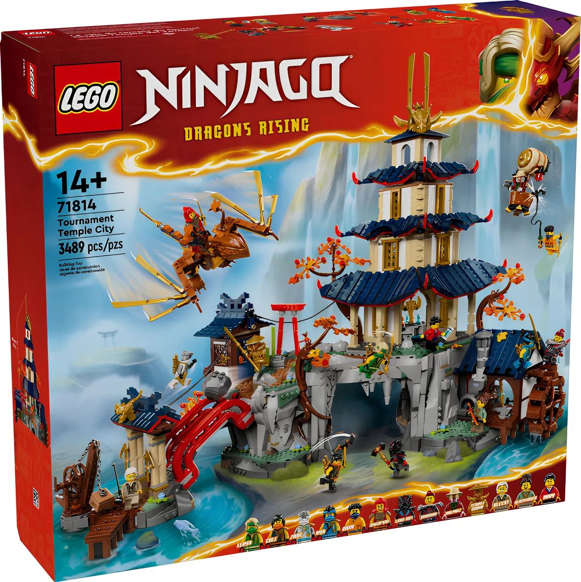 Конструктор LEGO Ninjago 71814 Турнир Темпл Сити купить на OZON по