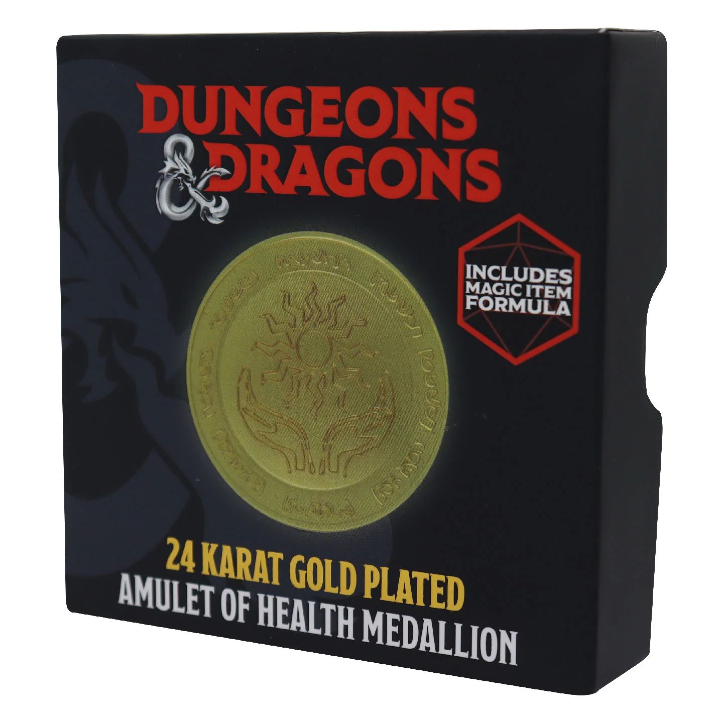 Медальон Амулет здоровья Dungeons & Dragons с покрытием 24К золото