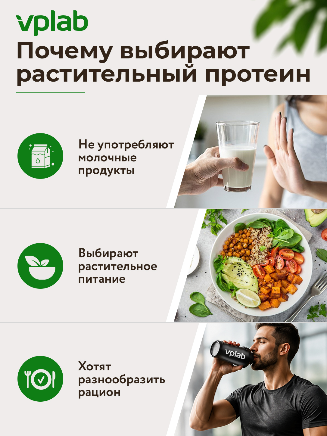 Vplab, Vegan Protein - 500g, Шоколад